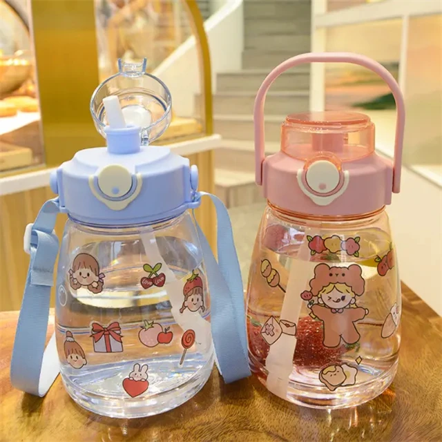 J111 Children Cute Cartoon Big Belly Sport Drinking Flask 1100/1300ml ...