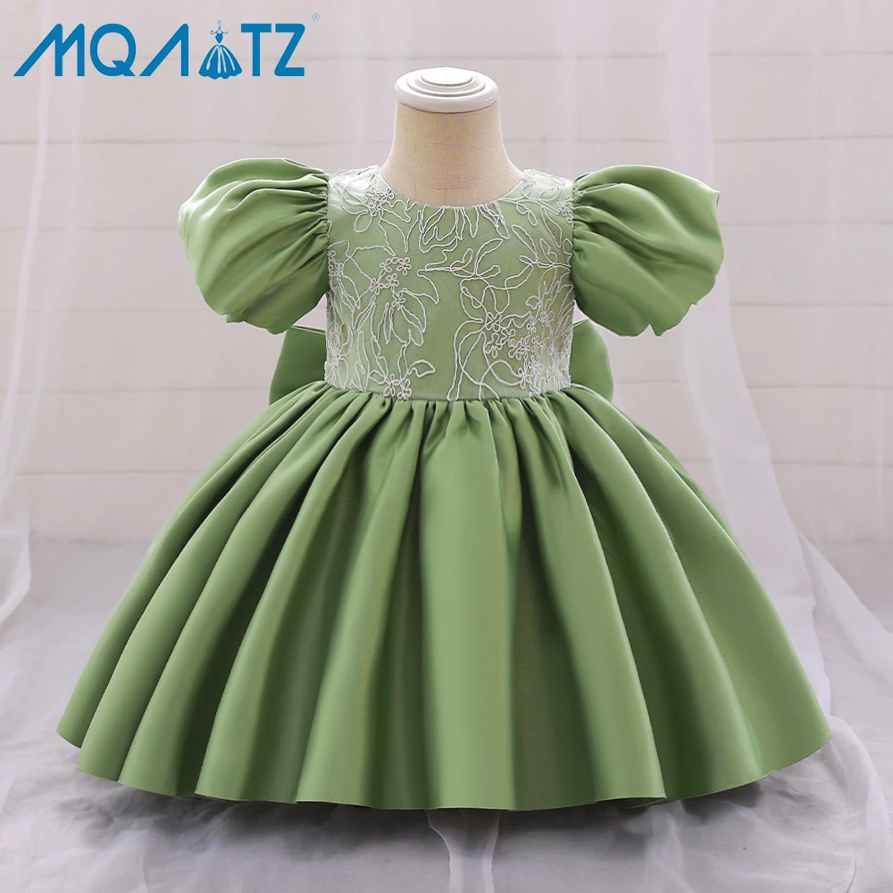 12 month old birthday dress Baby Girl One-year-old Princess Dress Pink Birthday Party Dress Small Wedding Dress main image 0