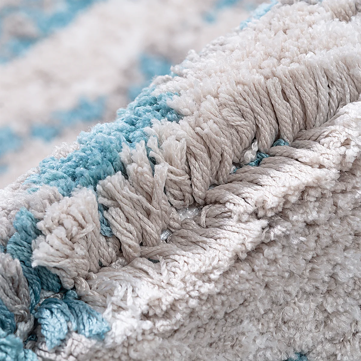 DADA Super Absorbent Instant Drying Kids Anti slip Shaggy Tufted Bath Mat