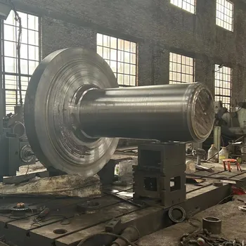 OEM Customized Machining Rewinder Machine Roller Big Shaft Roll Casting Forging Roller Shaft