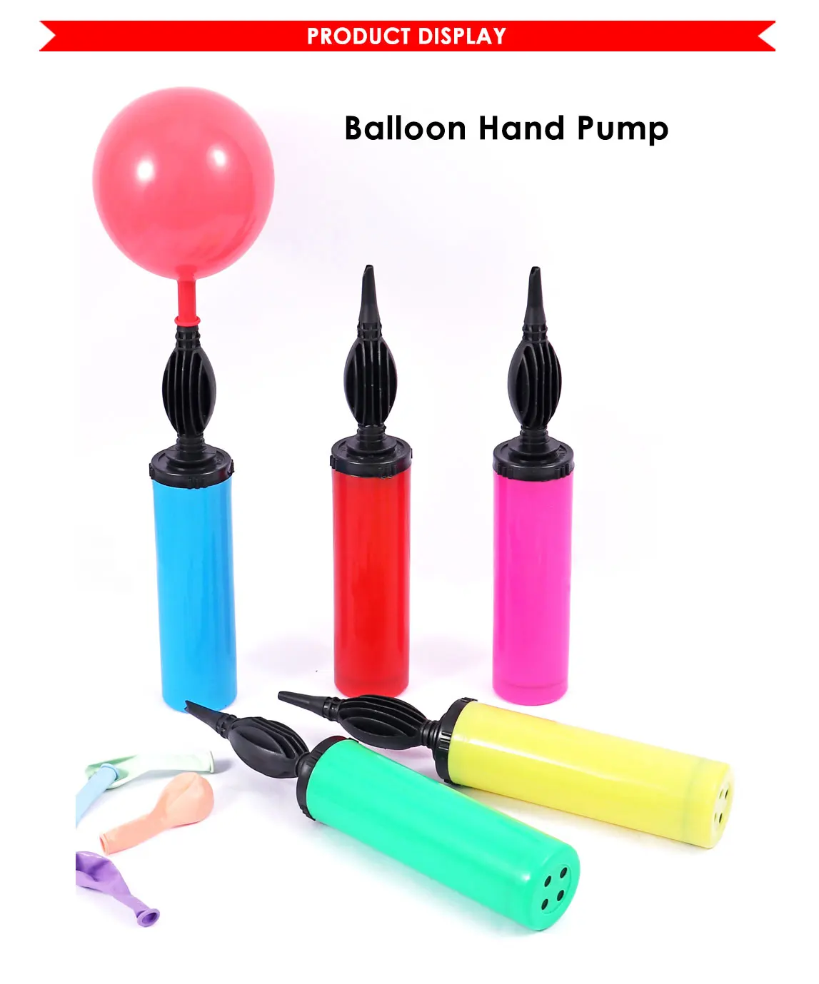 Foska New Item Balloon Hand Pump Buy Plastic Hand Pump,Portable Rechargeable Balloon Pump