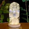 11*22 cm  Million Stars Three thumb flowers Crushed Ice Blue