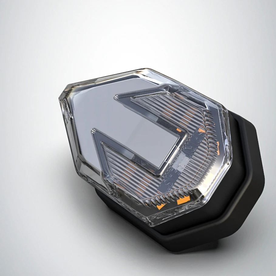 Универсальный Пользовательские мотоцикла LED двойной цвет указатели поворота Индикаторы для мотоциклов 12В Светодиодная лампа