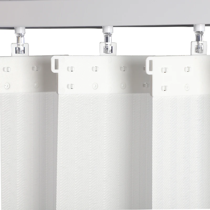 Modern Design Electric Motorize Curve Blinds Wave Track Vertical Blinds Light Luxury Dream Blinds