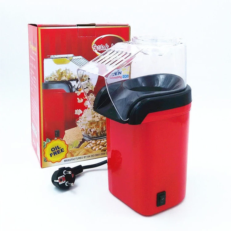 Hamilton Beach Electric Hot Air Popcorn Popper, Healthy Snack, Makes up to 18 Cups, Red (73400)