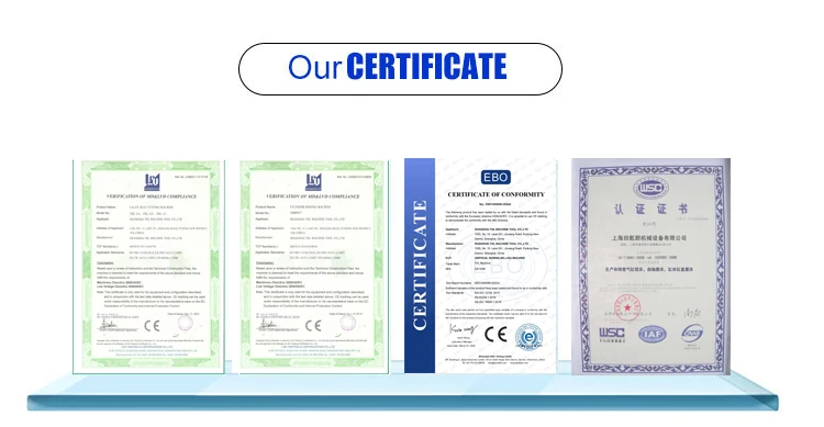 our certificate