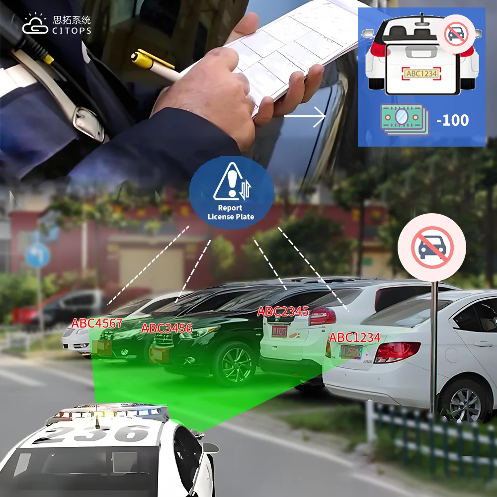 product citops intelligent mdvr license plate recognition system with ai analysis  real time video gps tracking for patrol vehicles-6