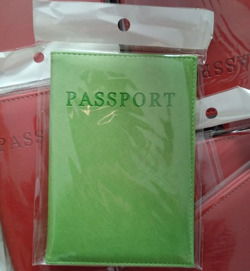 Travel Pu Leather Passport Cover Card Holder Wallet Porta Pasaporte