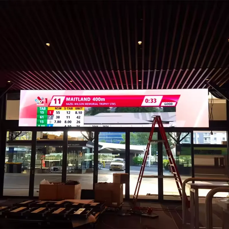 P2mm Seamless Splicing LED Display Indoor Full Color Shop Door Advertising Screen Shop LED Sign for Dishes Display Welcome Sign