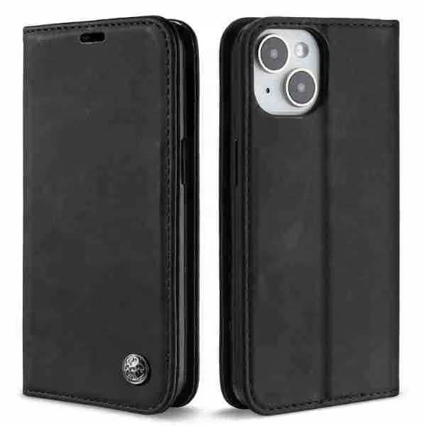 Cell Phone Case With Strap And Wallet Leather For Iphone 16 15 14 13 12 11 Plus Pro Max Credit Card Holder Cases