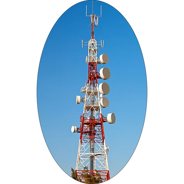 Microwave 5g/4G/3G Cell Phone Signal Telecommunication 3 Legs Tower Telecom Tower