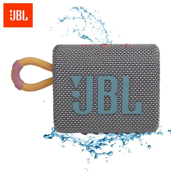 JBL Go 3 Portable Mini Wireless Speaker Waterproof Dustproof for Outdoor Use USB/WiFi Communication Battery Powered FM Feature