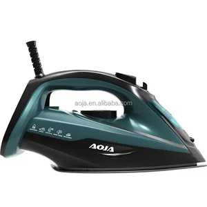 Full Function Steam Iron 2000-3200W Anti-Drip Vertical Steam Self-Cleaning Ceramic Soleplate Iron for Daily Household Use