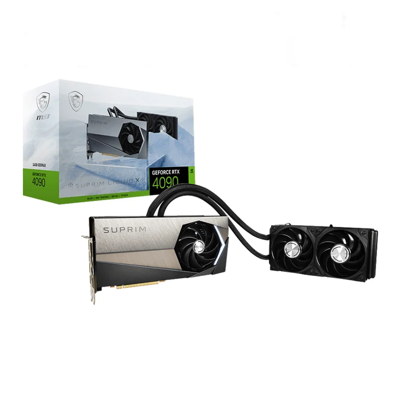 New Arrival Graphics Card GeForce RTX 4090 SUPRIM LIQUID 24G Sealed Package Gaming GPU 4090 RTX