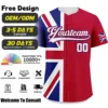 #6 - British - Blue & Red