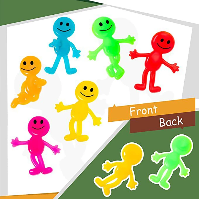 TPR Soft Glue Doll smiley Face Can Stretch Office Decoration Vent Toy