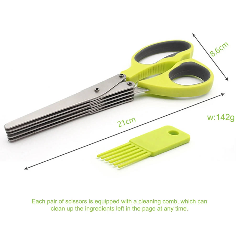 Kitchen Baby Complementary Food Shears Multifunction Vegetable Meat Cutting Stainless Steel Chopped Green Onion Scissors