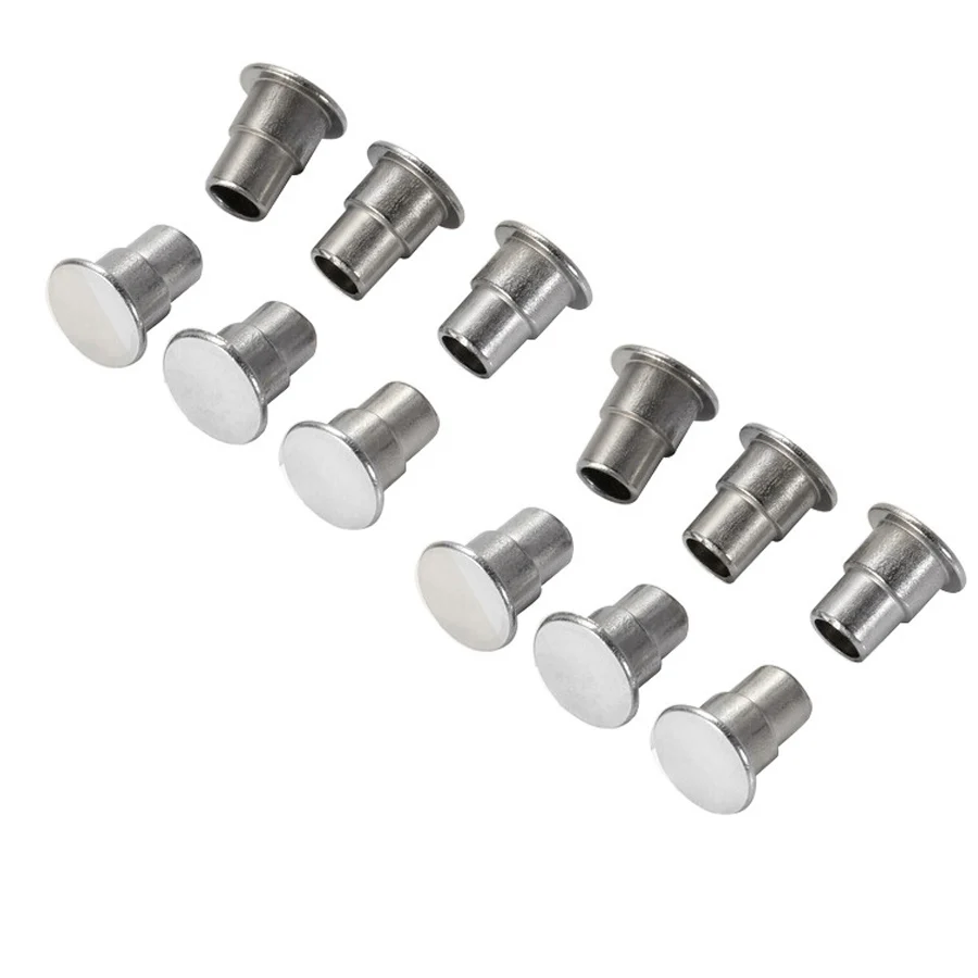 Factory No-standard Cold Formed Rivets & Pins Carbon Steel Zinc Plated Solid Shoulder Rivets Aluminum Shoulder Step Rivet
