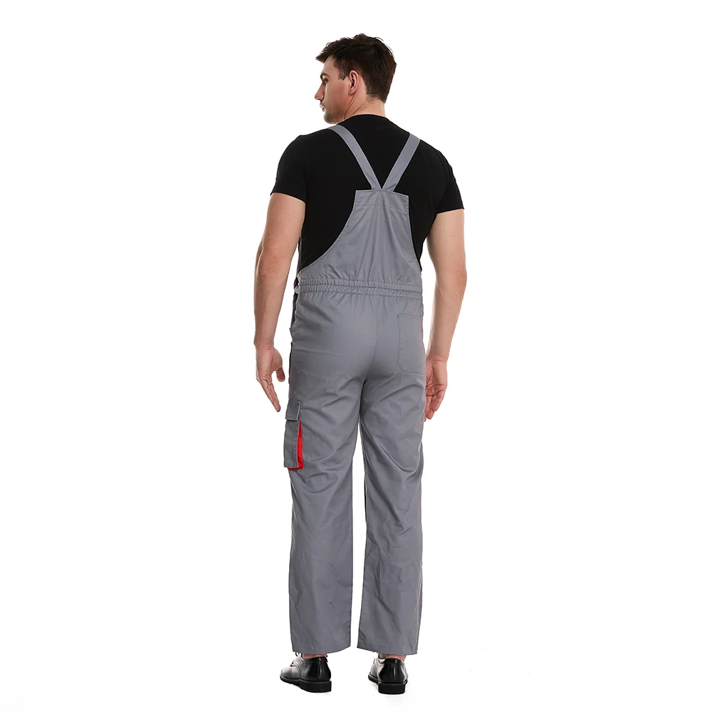ZHENGXING Custom Color 2023 Multi Pockets Men Work Wear Flame Resistant Bib Overall Fit Elastic Waist