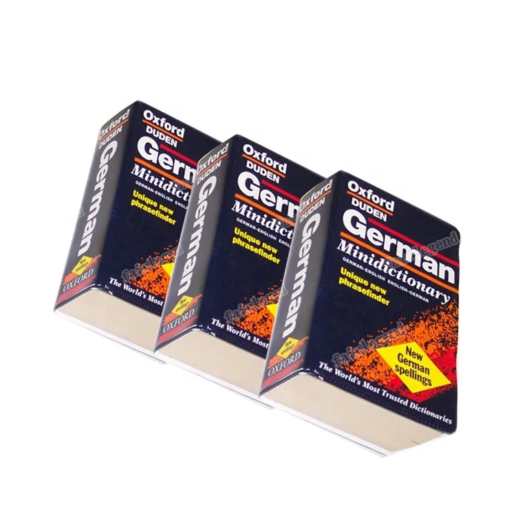 Произведено в Гуанчжоу китайская фабрика печати книг пользовательский Оксфордский английский словарь