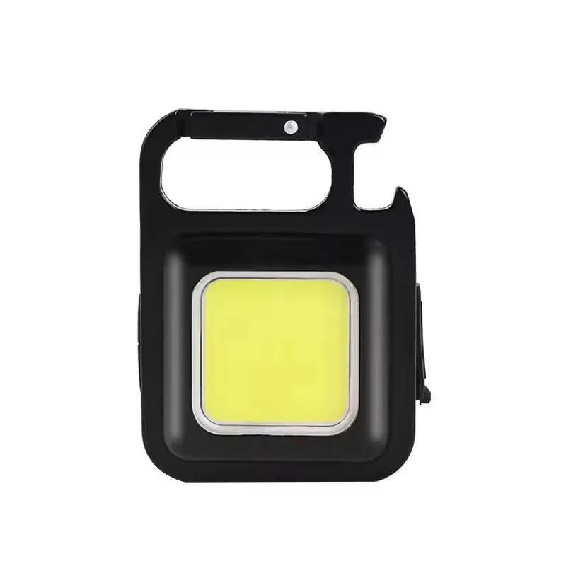 TAIKOO Mini Flash Light Keychains Portable Metal Bottle Opener Keychain with Led Light