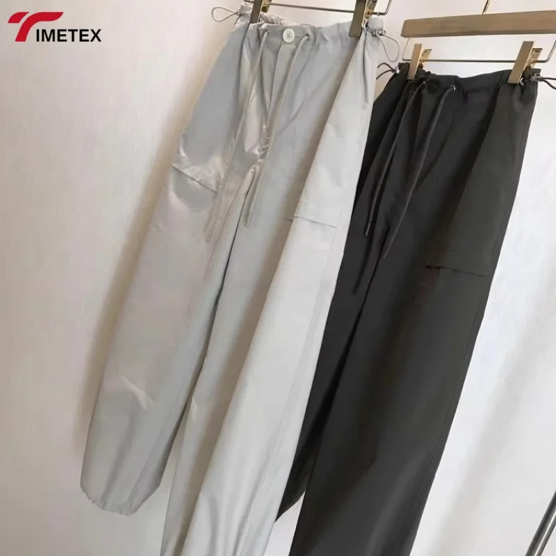 Wholesale Quality Sports Jogger Stretchy Slim Fit Fabric Zipper Pocket Casual Loose Mid Exercise Jogger OEM Service Available