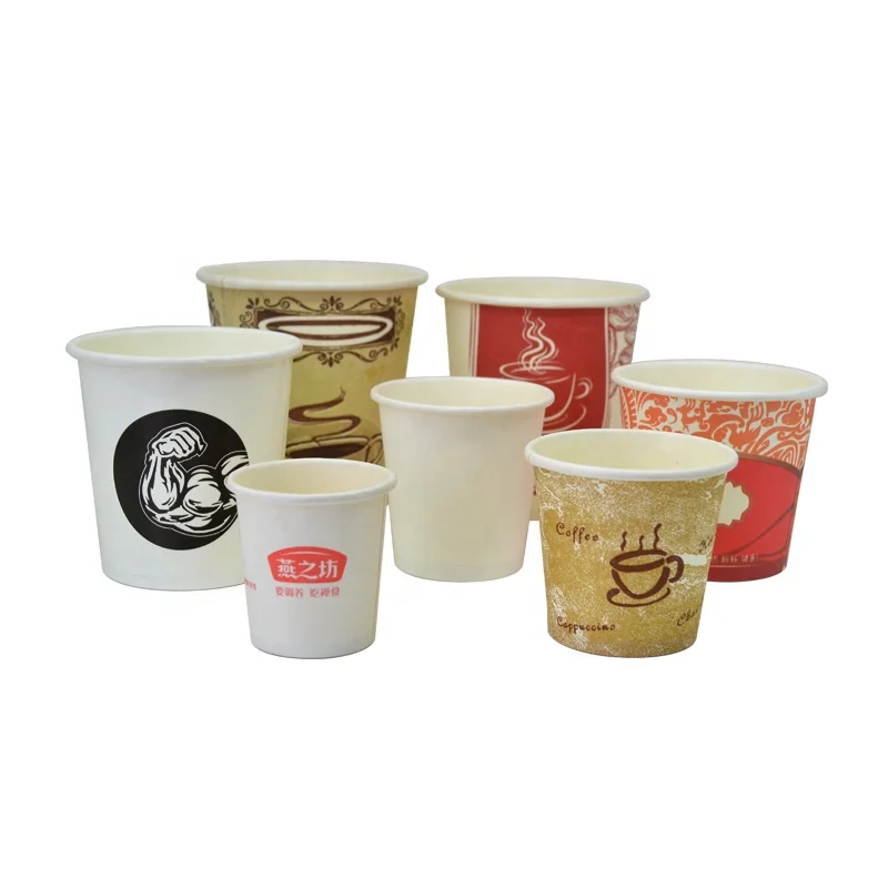 Disposable Supermarket Mall Food Counters Taste Paper Cup Small Paper ...