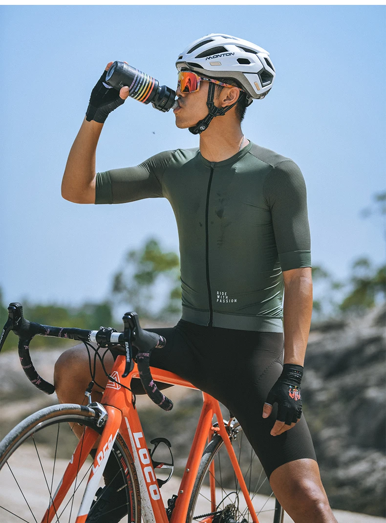 Monton Men's Short Sleeve Cycling Wear Custom Odm Oem Service