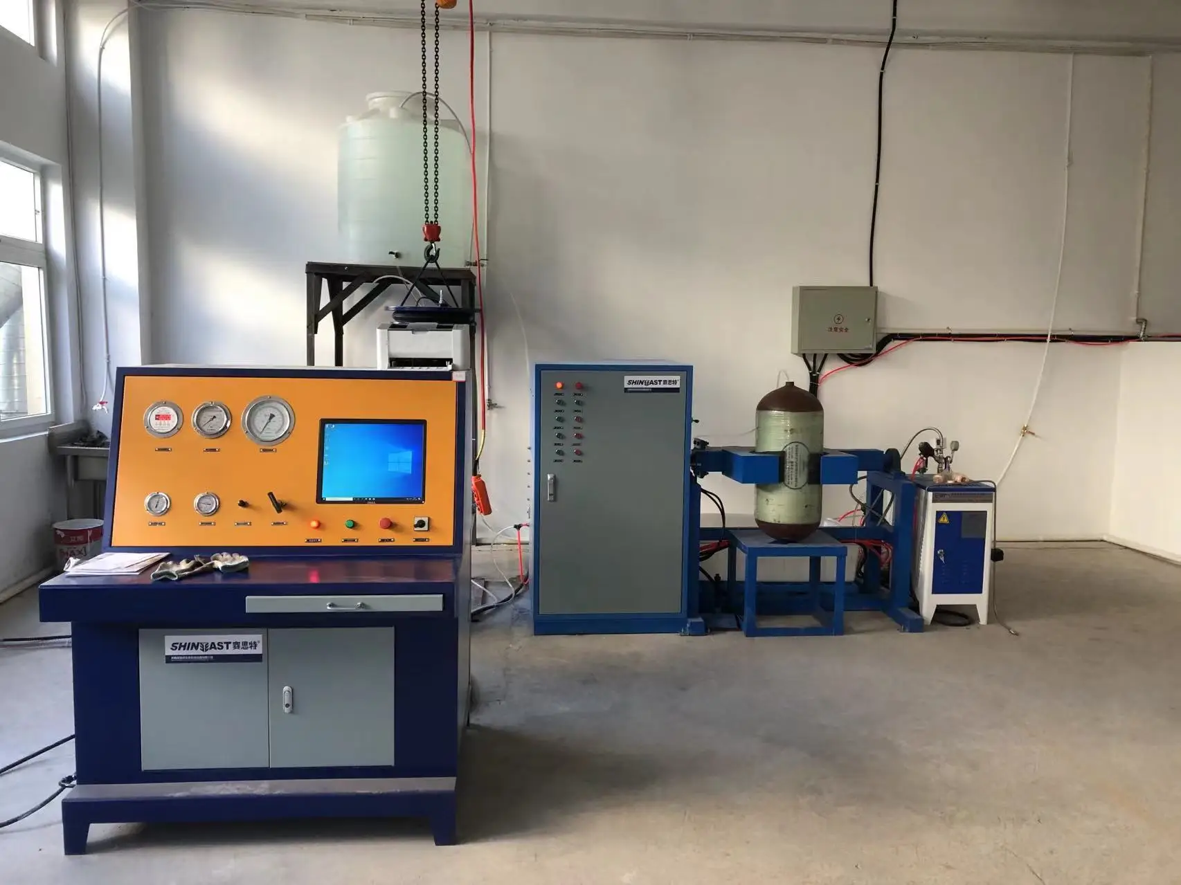 China 30mpa Hydrostatic Test Machine For Testing Cng Cylinder Buy