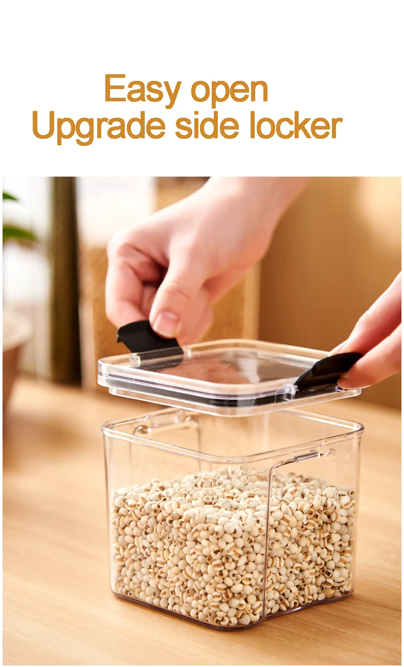 Clear Airtight Plastic Food Storage Containers - Freshness!