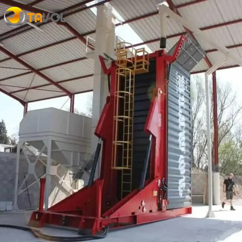 20FT 40FT 90degree Vertical Hydraulic Container Tilter