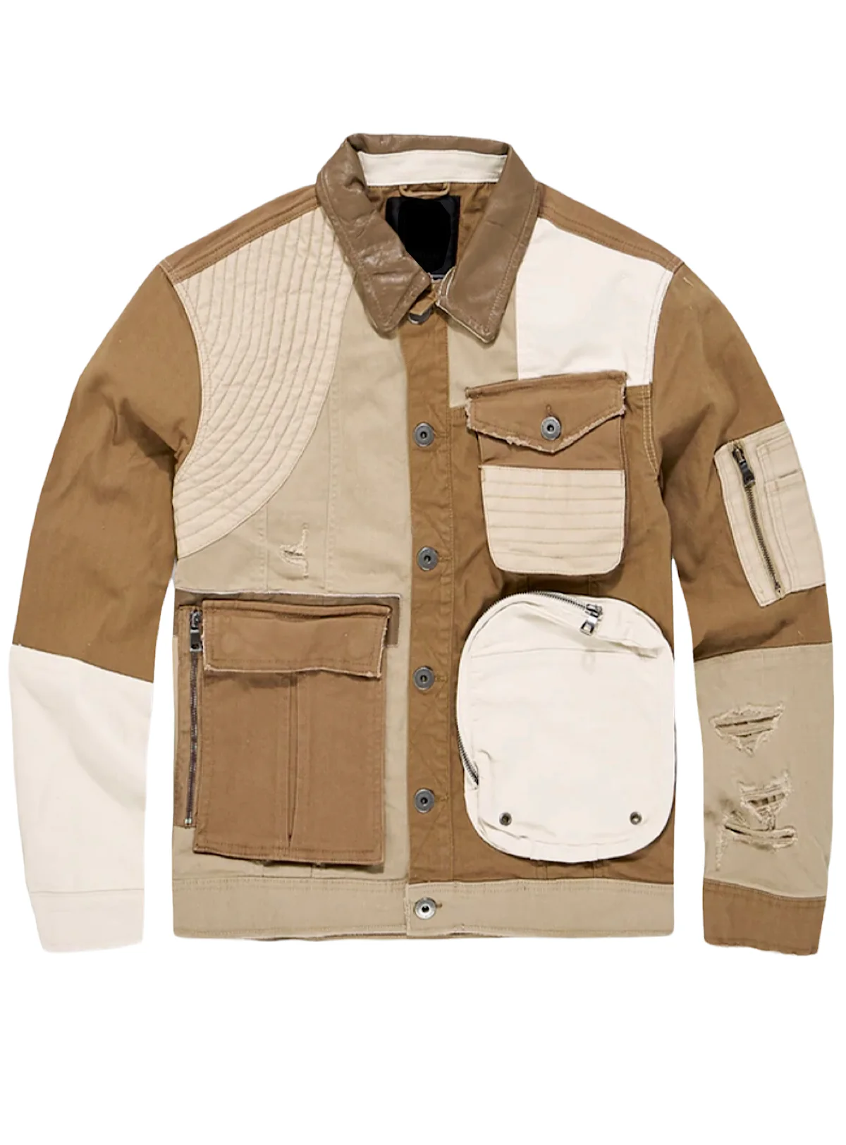 Fashion Men's Coats Jeans Jacket Casual Multi Pocket Outdoor Denim Jeans Jacket gallery 2