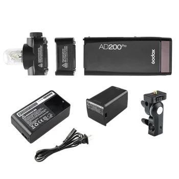 Camera Accessories  Outdoor Flash Light TTL&HSS I/8000s 2.4GHz Wireless Photo Shoot Studio Lights  AD200pro detail image