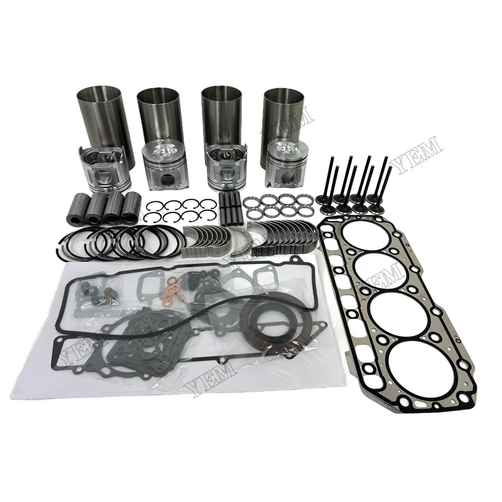 For Komatsu 4D106 Engine Repair Kit Engine Part Gasket Piston Set