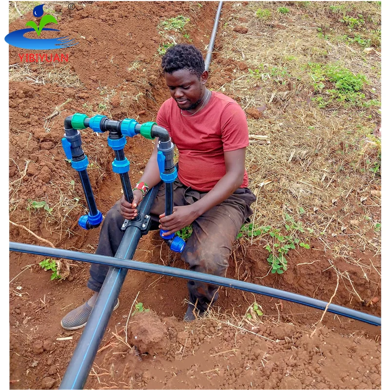 Hdpe Pipe Coupling Joint Tee Elbow Drip Irrigation System Kit for 1 Hectare PP Compression Fittings Irrigation Saddle Clamp