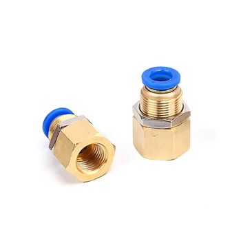 Sns Spmf Series One Touch Air Hose Tube Quick Straight Brass Bulkhead ...