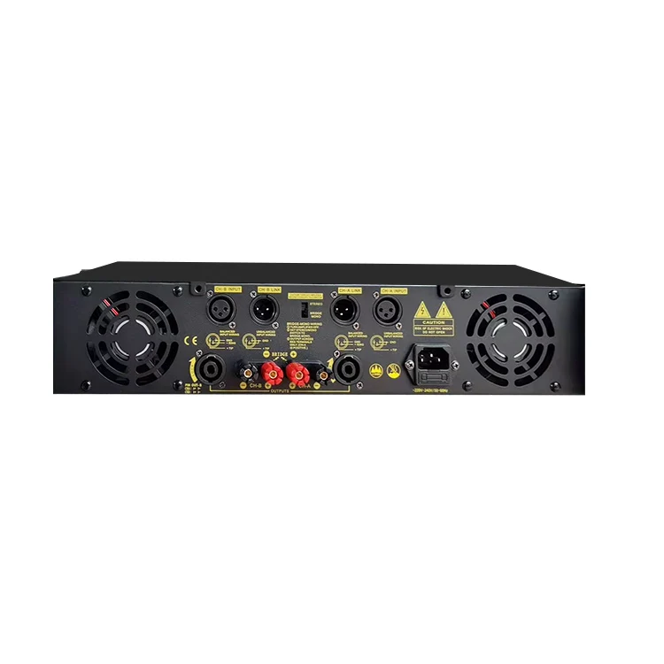 Professional Audio Power Amplifier 2 Channel 500 Watts for Sound System