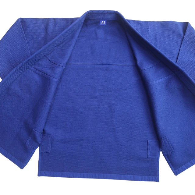White Pearl Weave BJJ Gi, BJJ gis for Adults, 100% Breathable Cotton Fabric Dongguan BJJ kimono Factory