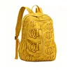 Yellow monogram pattern