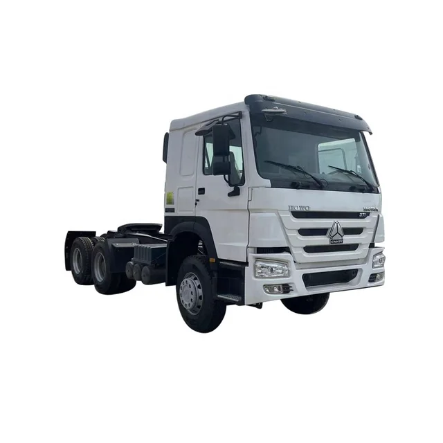 heavy duty low factory price hot sale sinotruk howo 6x4 trailer head  tractor trucks with good condition