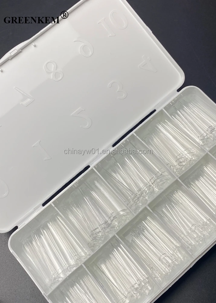 Pink Nail Tip Box Black White No C Xx Square Customized Logo No C Curve