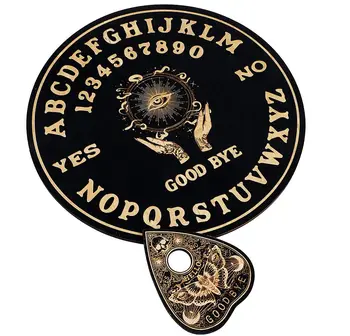 Ouija Board with Moon - Spiritual Game & Decorative Item