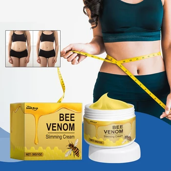 Bee Venom Slimming Cream Fast-Accelerated Metabolism Mild Body Shaping Massage Cream for Fat Burning No Side Effects