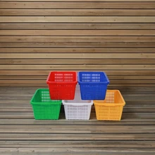 Durable red produced in China thickening  plastic crate recyclable