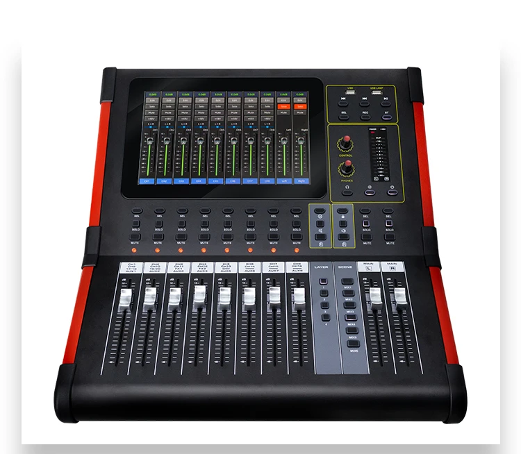 Professional DM20 Digital Mixing Console - 20 Channels for Studio