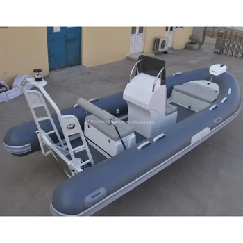RIB390 Fiberglass Hull Inflatable Tender 13ft Rowing Rigid PVC/Orca/Hypalon With 5Capacity