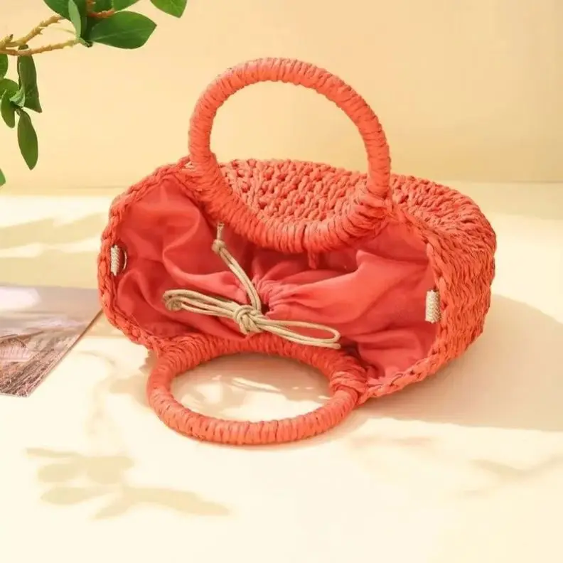 Taschen Strohtasche Pink Bag Handtasche Stroh Stroh Tasche Kaufe