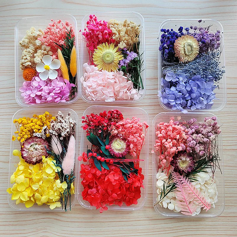 Factory Supply Dry Flowers Aromatherapy Candle Diy Materials Real ...