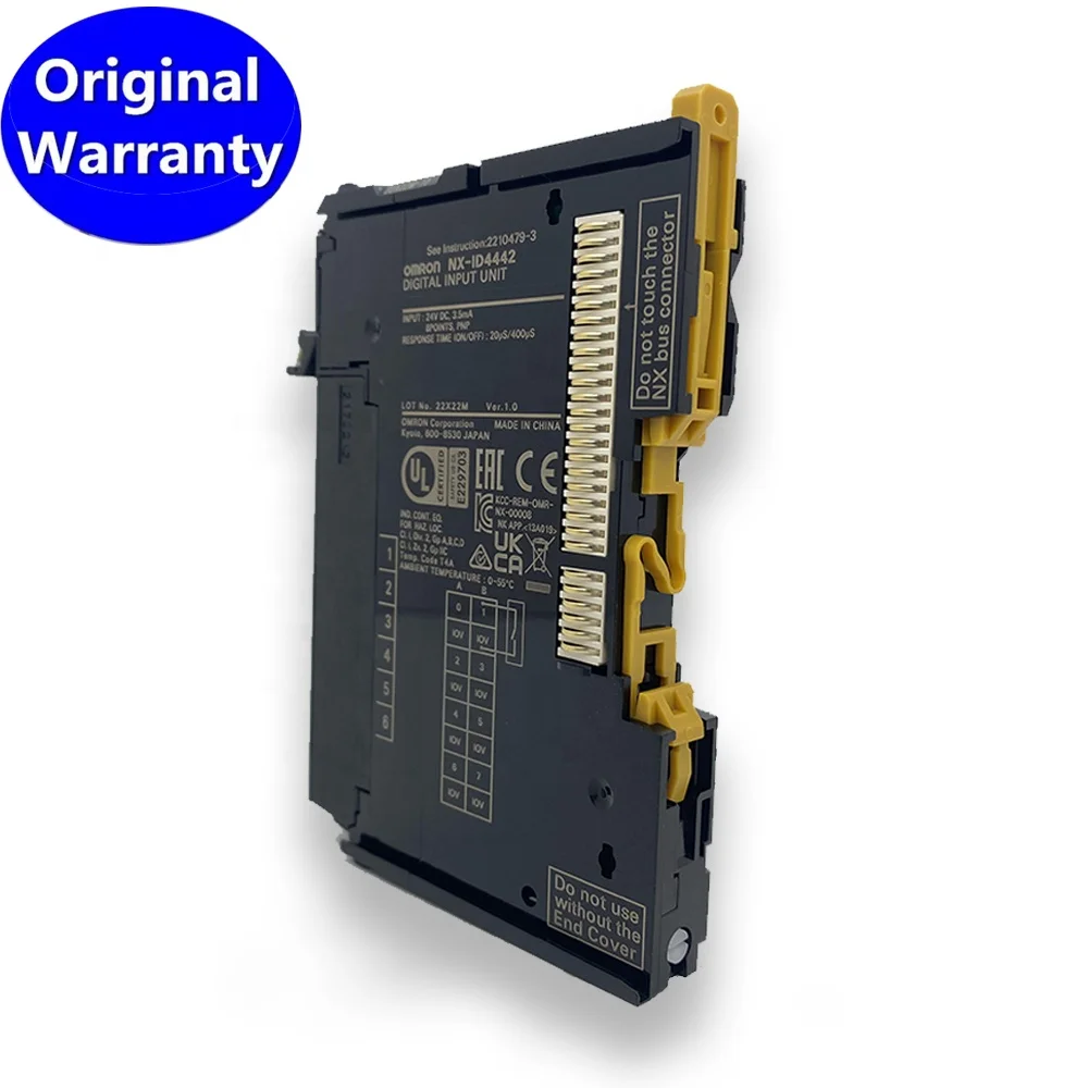 Originální NX-ID6442 NX-ID řada NX 8násobný digitální vstupní modul I/O 24 VDC DC pro PLC PAC a výhradní řídicí jednotky Nová jednotka
