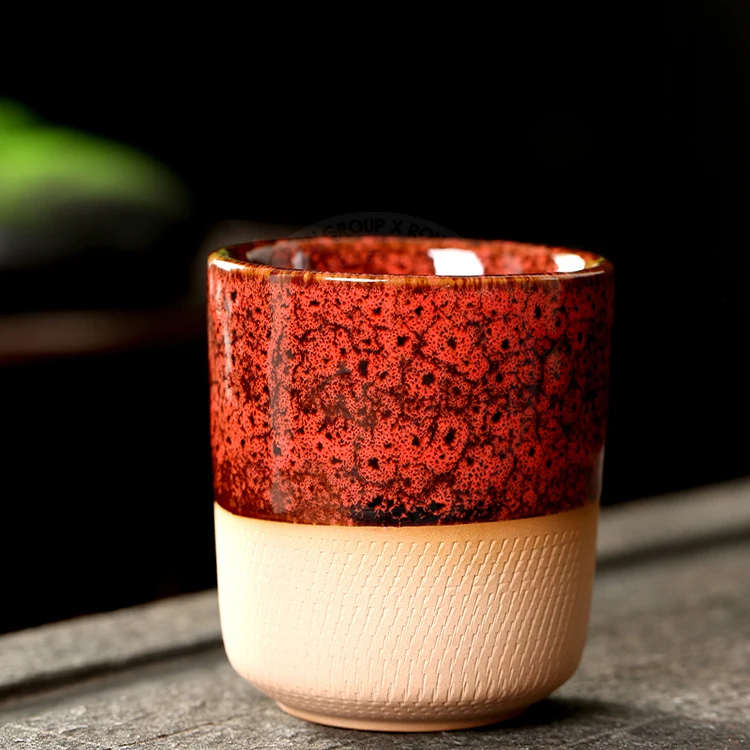 Good quality cheap price personalized vintage color stoneware 180ml ceramic cups